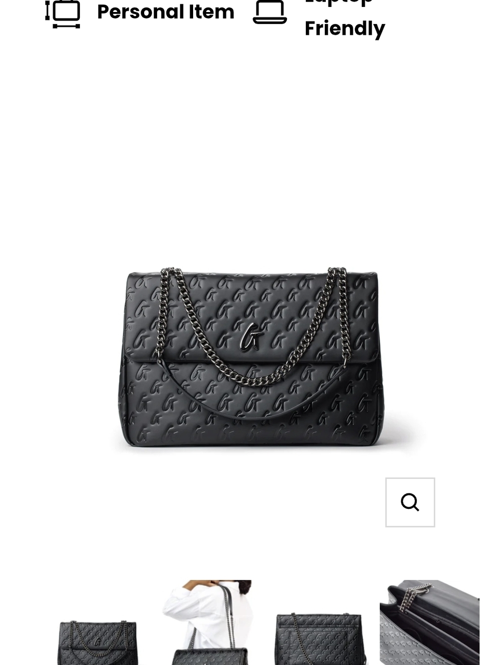Glamaholic LARGE FLAP BAG!